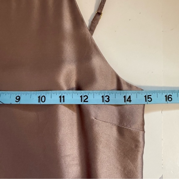 Amanda Uprichard Light Pink 100% Silk Tibi Mini Dress Size Small - Picture 10 of 12